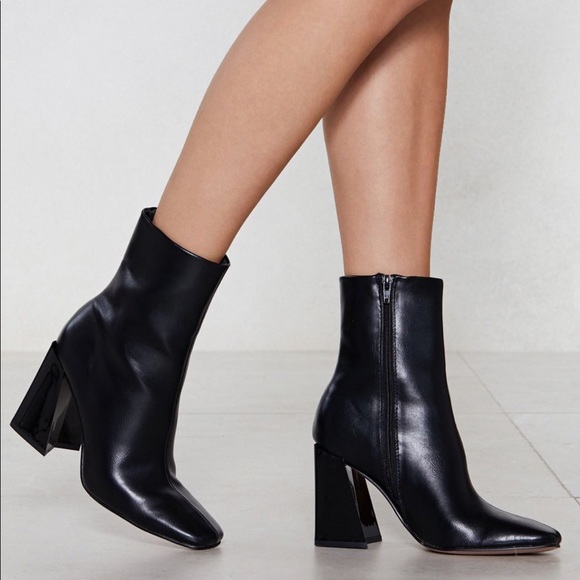 Shoes | Nasty Gal Flared Block Heel 